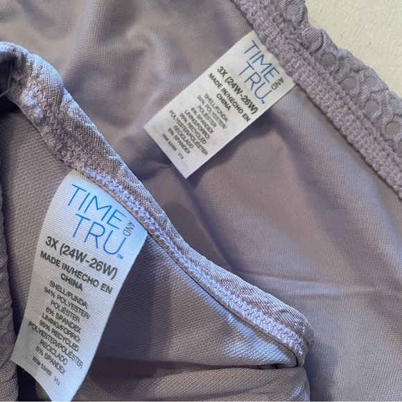 NWT time and tru lavender bikini set 3X - Picture 12 of 16